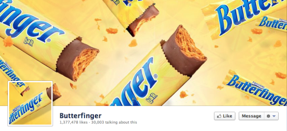 butterfinger facebook cover photo